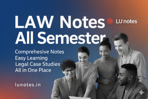Lucknow University BA Notes Humanities and Social Sciences