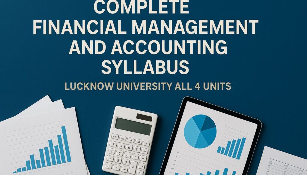 financial accounting full syllabus by lunotes.in lucknow university bba full syllabus all 4 units covered
